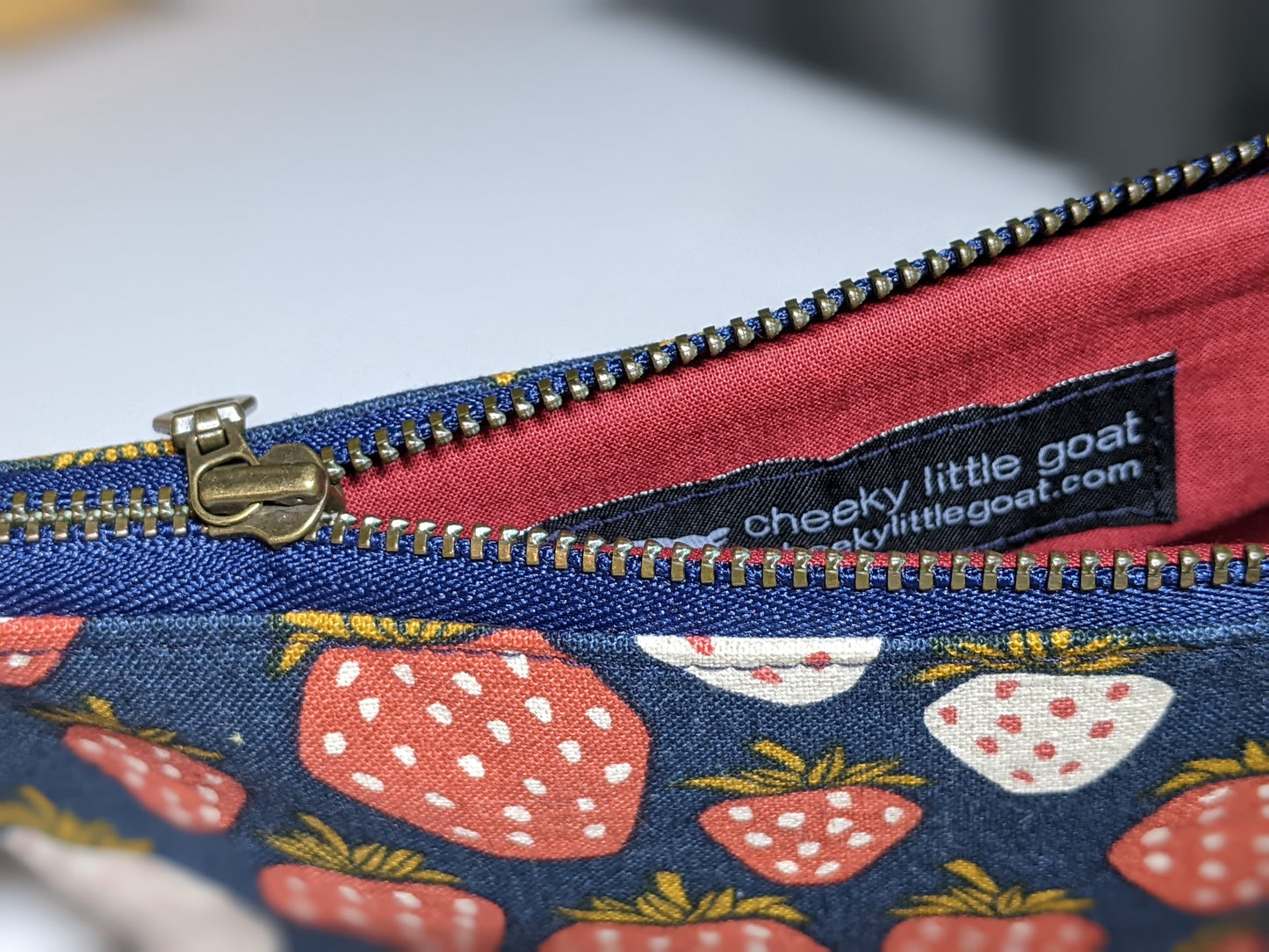 Strawberry Fields Medium Makeup Bag