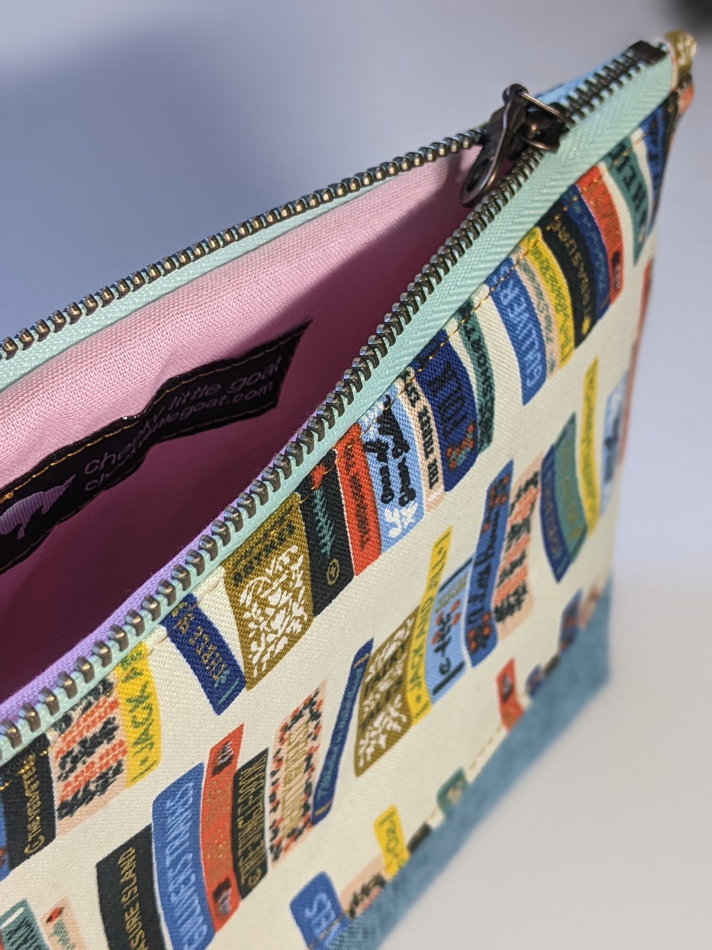 Book Nook Medium Makeup Bag