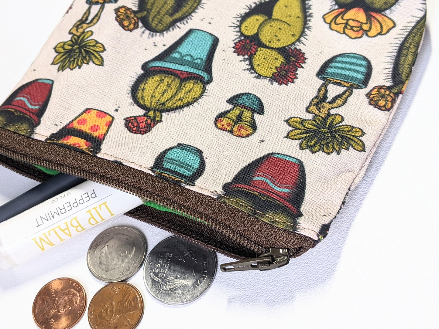 Cactus Booties Coin Purse