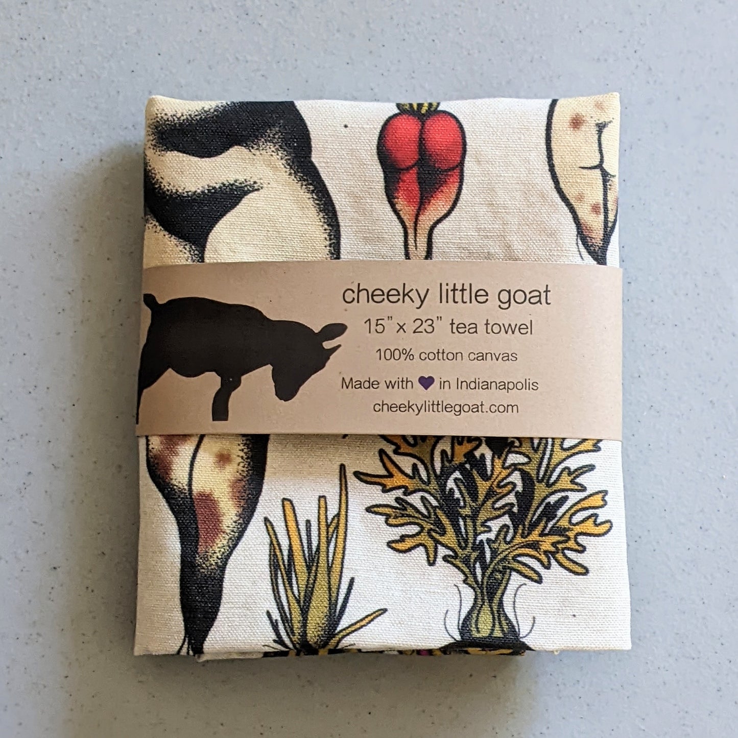 Tea Towel: Sexy Veggies