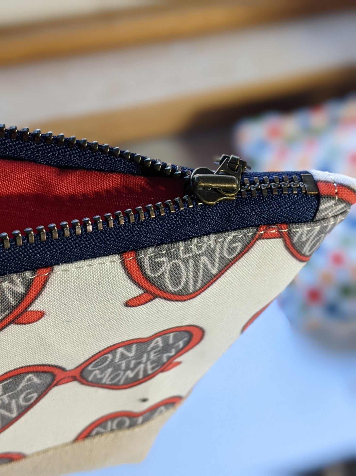 Not a Lot Going on at the Moment Medium Makeup Bag