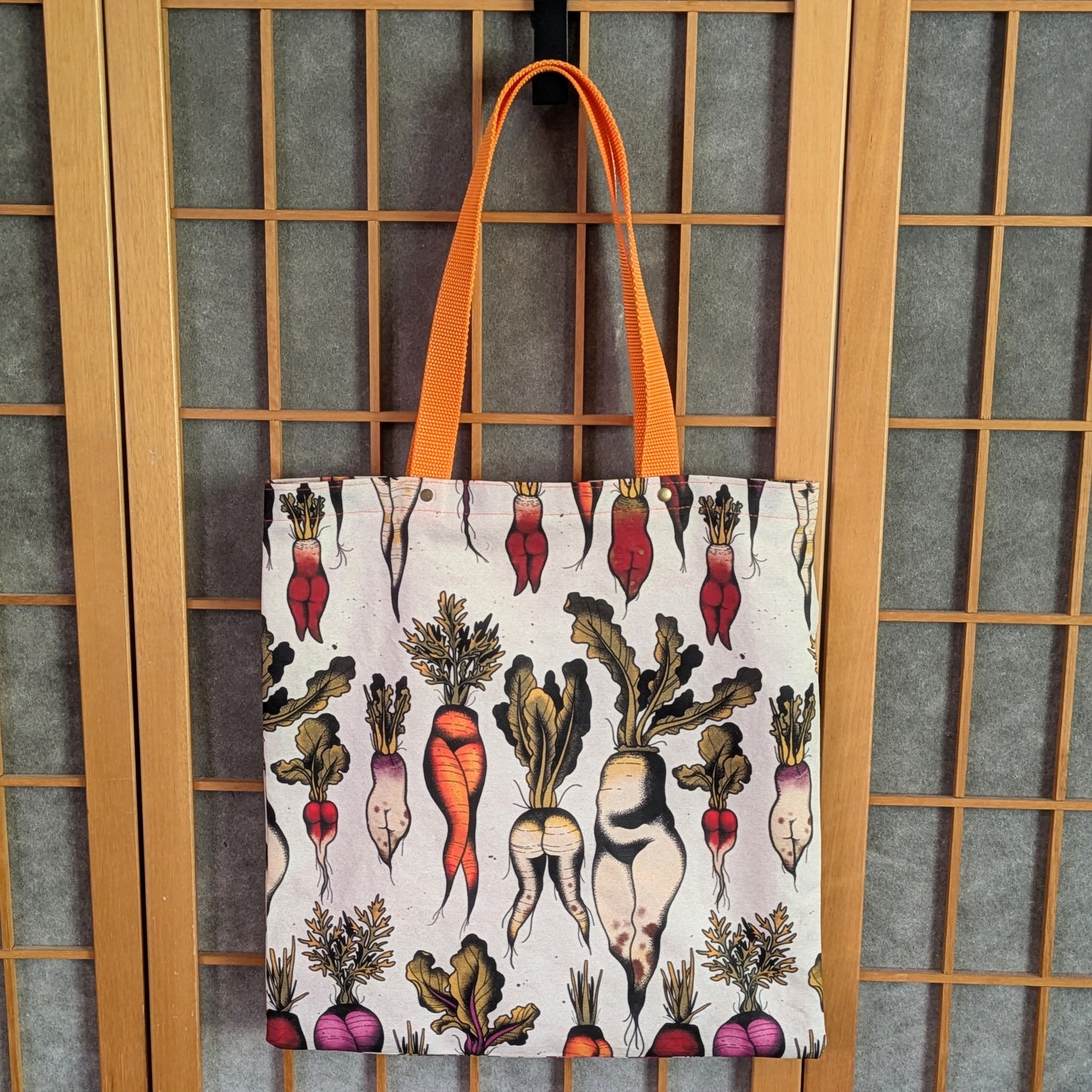 Library Tote: Sexy Veggies