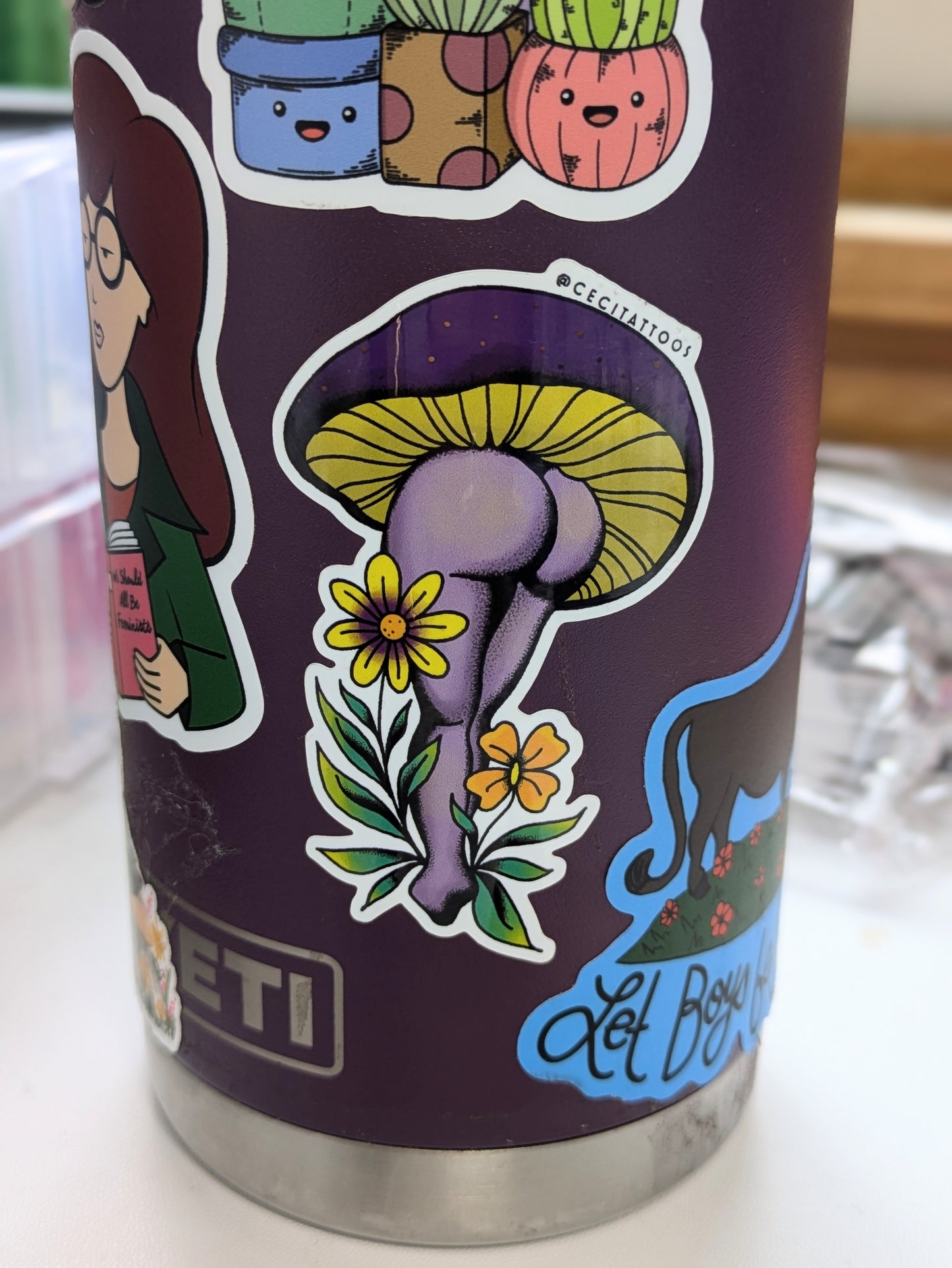 Sexy Vintage Lamp vinyl sticker