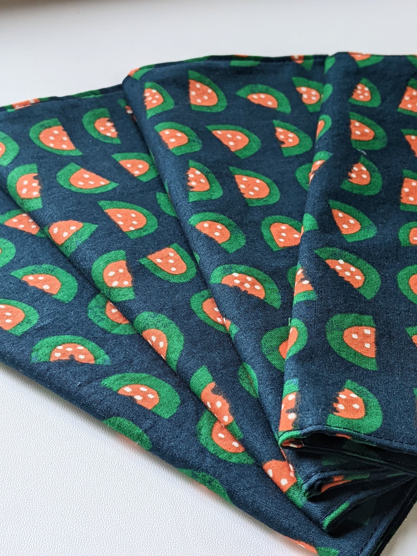 Cloth napkins: watermelon