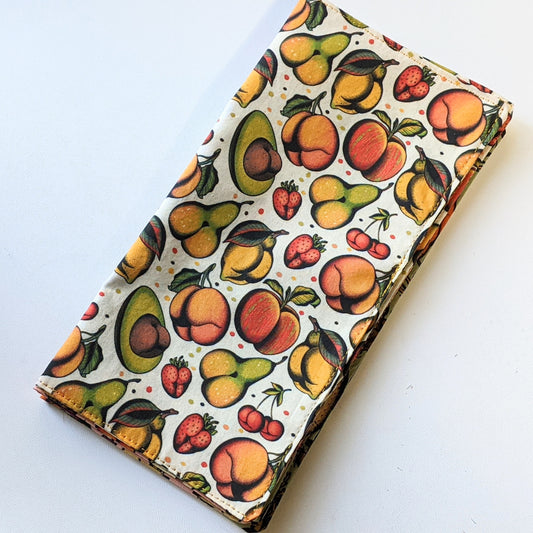 Cloth napkins: just peachy