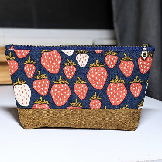 Strawberry Fields Medium Makeup Bag