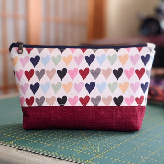 Eras Hearts Medium Makeup Bag