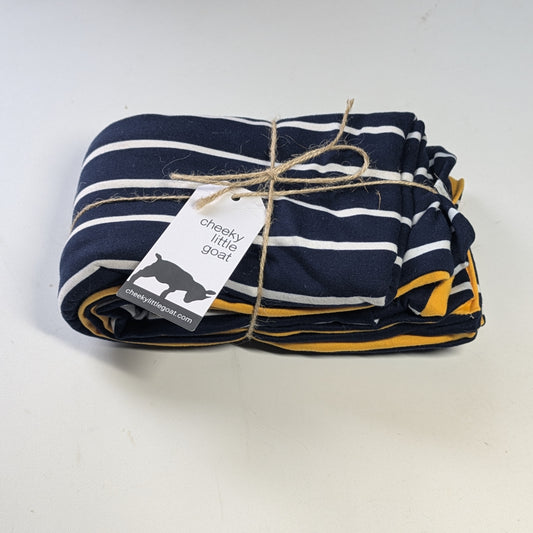 Mini Morgan Blanket: navy blue