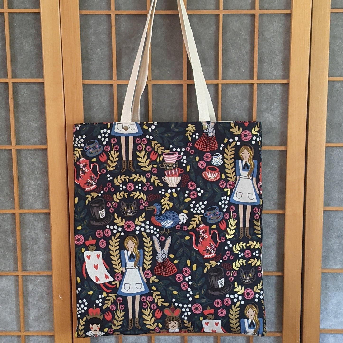 Library Tote: Looking Glass