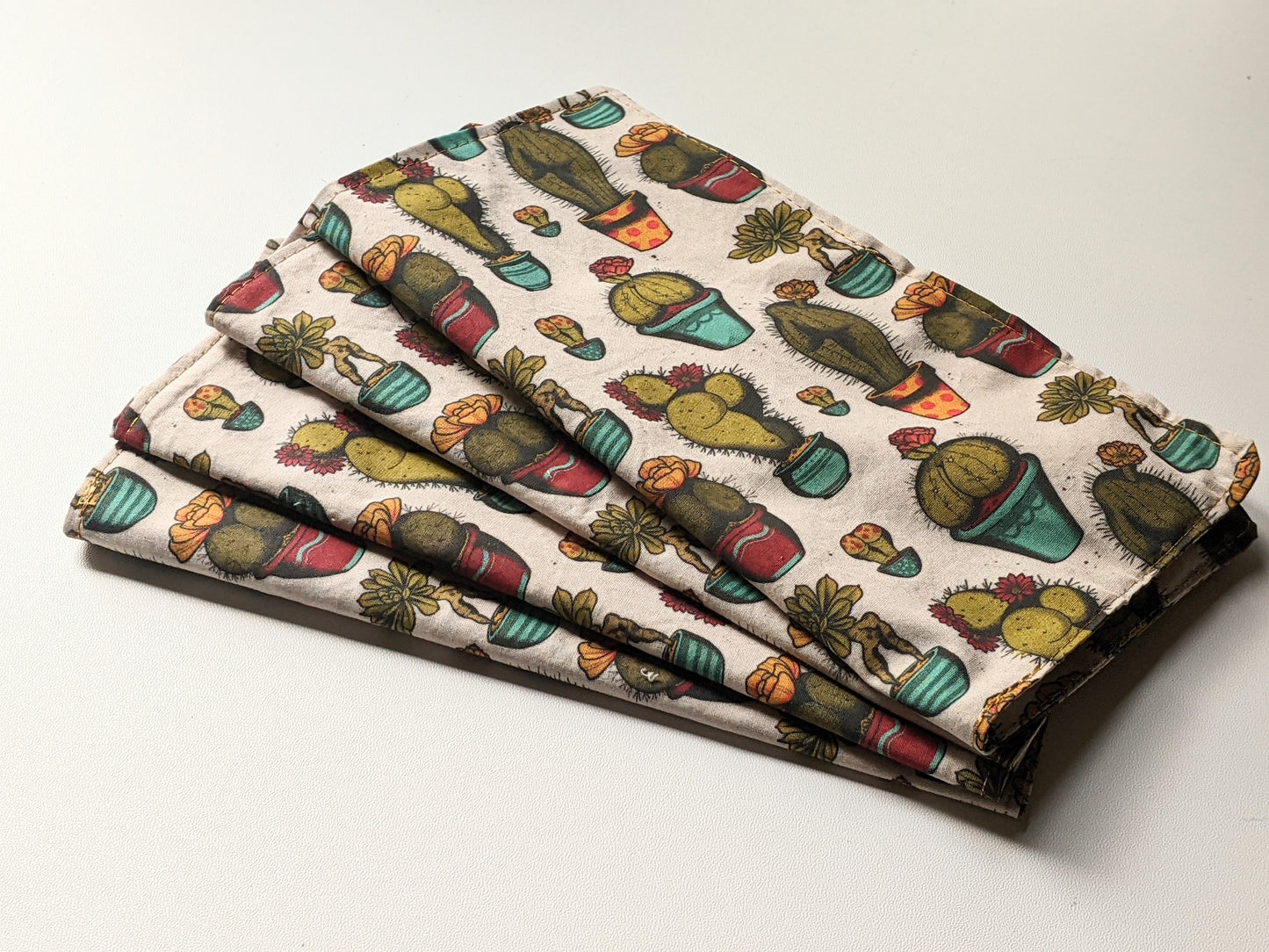 Cloth napkins: cactus booties