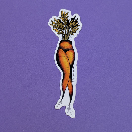 Sexy Carrots vinyl sticker