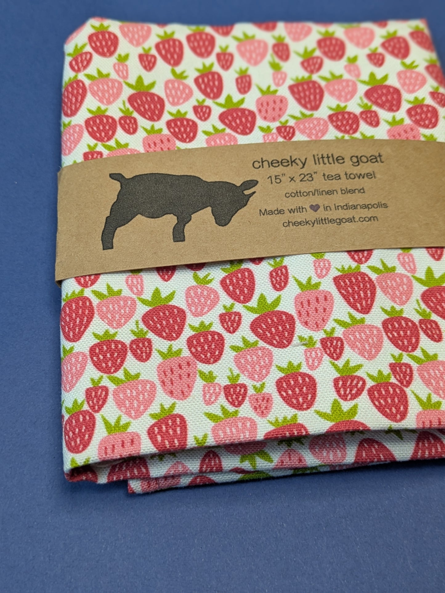 Tea Towel: strawberry babes