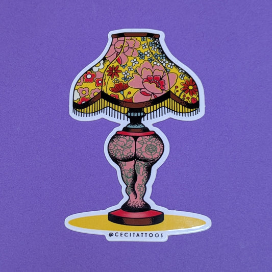 Sexy Vintage Lamp vinyl sticker
