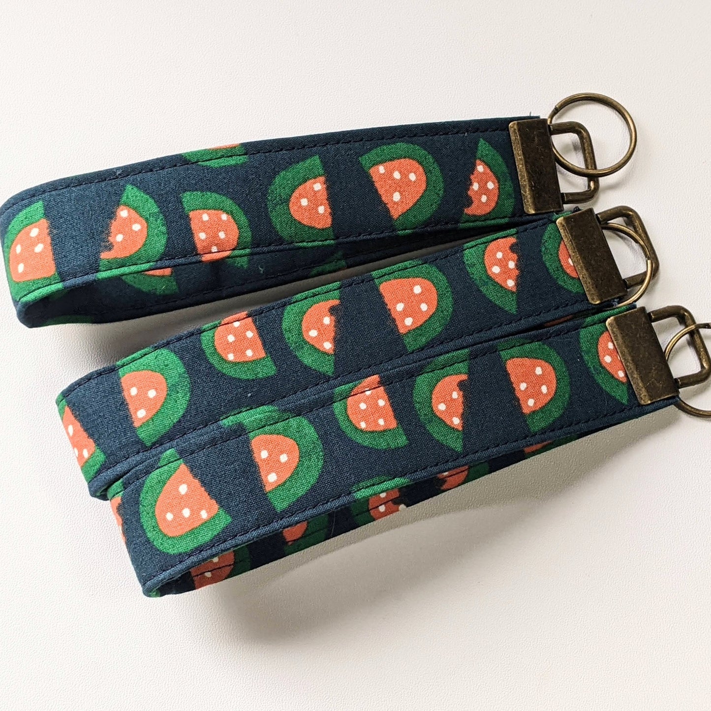 Fabric Key Fob: Watermelon